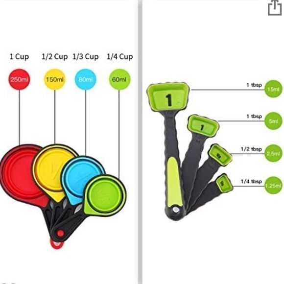 Enido Measuring Set:Measuring Cups & Spoons - Picture 5 of 12